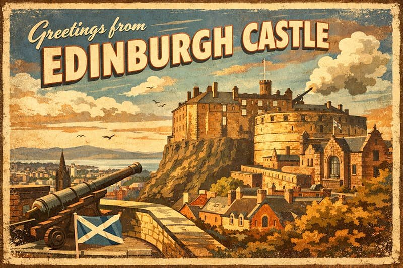 Edinburgh Castle graphic