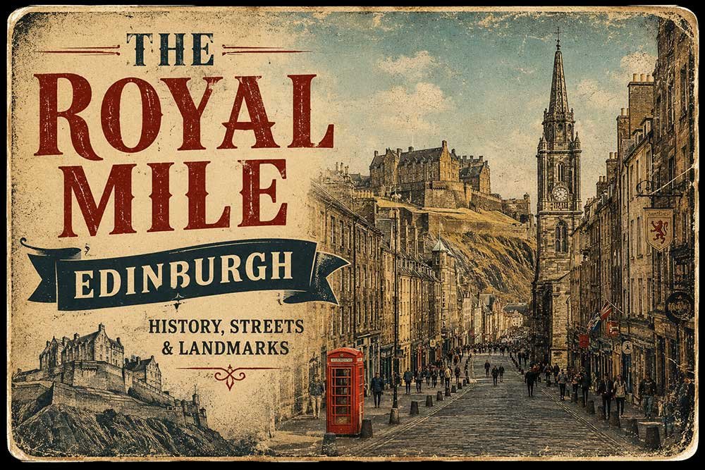 The Royal Mile, the beating heart of the Old Town, Edinburgh.
