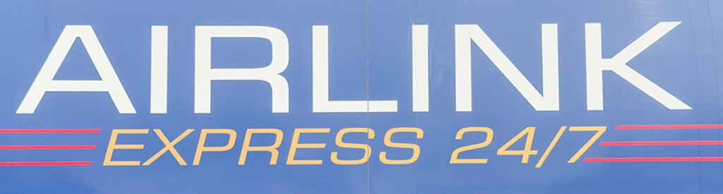 Airlink Bus sign Airlink - Edinburgh Airport to City Centre Bus