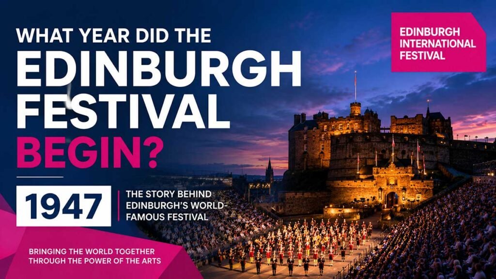 What Year Did the Edinburgh Festival Begin?