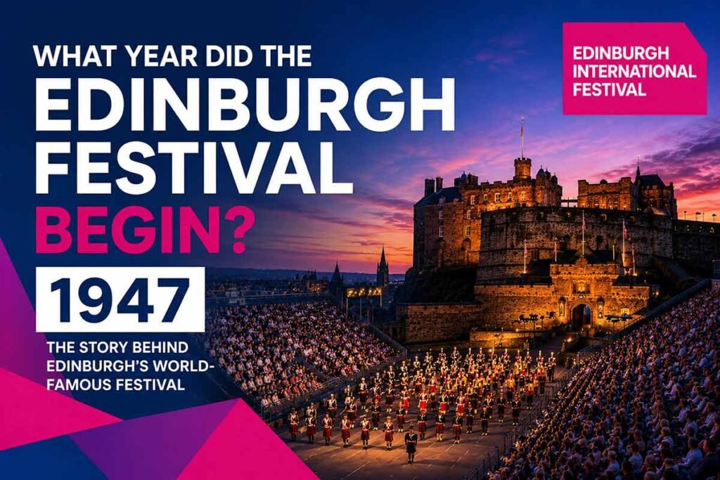 What Year Did the Edinburgh Festival Begin?