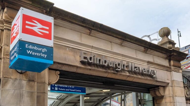 Edinburgh Waverley Train Station